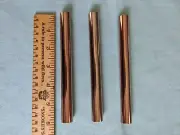 Three Pieces Copper Pipe For Your Craft Project Steampunk