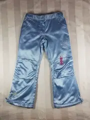 Gymboree Vintage Apres Ski Girls Blue Satin Cargo Pants Size 5 NWT HTF Snowflake