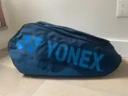 New Yonex Team Racquet Tennis Bag 9 Racket Pack Deep Blue Brand New With Tag(s)