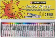 XEP25 Sakura Cray-Pas Junior Artist Oil Pastels, Assorted Colors, Set of 25
