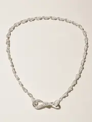 [Marla Aaron] Marla Aaron - True Lover's Knot Sterling Silver Necklace - One size One size Silver