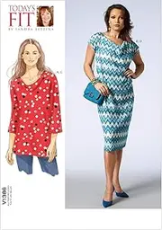 [VOGUE PATTERNS] V1386OSZ Misses' Tunic, Dress and Slip, One Size Only