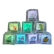 8PCS Light Up Ice Cubes Multicolor Bath Glow Cubes LED Ice Cubes Water Activated