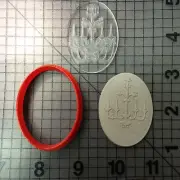 Chandelier 100 Cookie Cutter and Stamp