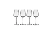 4pc Tempa Esme 400ml Crystal Stem Wine Glass Drinking Glassware Party Cup Clear