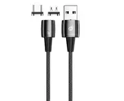 JunChang Universal Magnetic Data Cable with Indicator Light for Apple Android Type-c Fast Charging Data Cable
