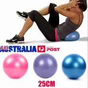 25cm Yoga Ball Exercise Pilates GYM Home Fitness Balance Ball AL