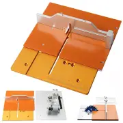 Aluminum Mini Table Saw Insert Plate T60 Model Circular Saw Flip Cover Plate with Miter Gauge Guide and Wrench for Preci