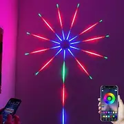 Starburst Fireworks LED Strip Lights Music Sync Dream Color Changing 5050 SMD APP Smart Control Christmas Party Holiday Decoration