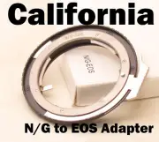 N/G to EOS Nikon D Ais Ai K DX Lens to Canon EF Mount Adapter Ring 5D II III 60D