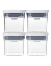 [OXO] Pop Mini Container Set 4 Piece in Clear