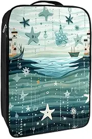 [YTYVAGT] Shoe Bags for Travel,Travel Shoe Bags for Packing,Shoe Travel Bag,Anchor Flower Ocean Starfish