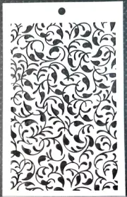 Plant Vines Creeper Pattern Stencil 5" x 8"