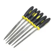 6x 140mm Mini Metal Filing Rasp Needle File Wood Hand Tools Set Woodworking