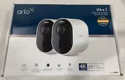 Arlo Ultra 4K UHD Wire-Free Security System with 2 Camera Kit