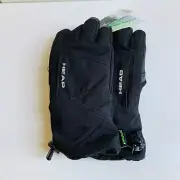 Head Men's Dupont Sorona Insulated SKI Glove with Pocket Black Size x-Small NWT