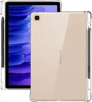 Clear Case for Galaxy Tab A8 10.5" 2022 with S Pen Holder, [Shock Absorption] [Crystal Clear Cover] Transparent Flexible TPU Gel Silicon Cover for Galaxy Tab A8 SM-X200/X205/X207, Clear
