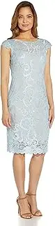 [Adrianna Papell] Women's Embroidered Lace Sheath