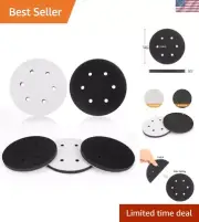 5-Pack of 6 Inch Sponge Cushion Buffing Pads - Ideal for Grinding and Polishing