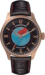 [Sturmanskie] Sturmansky HERITAGE SPUTNIK Gold Hand Winding 2609/3739434 Black Watch, gold, メンズ