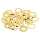 38Pcs Brass Flat Washer, M8 8 x 14 x 0.5mm Fenders Washers Assortment