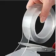Nano Double Sided Tape Heavy Duty, Multipurpose Removable Mounting Tape Adhesive Grip,Washable Strong Sticky Wall Tape Strips Transparent Tape Poster Carpet Tape for Paste Items,Household(6meter)