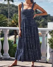 Mister Zimi 6 Savannah Tie Dress Aruba (Pink Square) Size 6