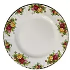 SET OF 4 ROYAL ALBERT OLD COUNTRY ROSE DINNER PLATES NEW