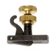 VIOLIN E STRING ADJUSTER HILL MODEL, BLACK/GOLD (8 Units)
