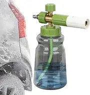Car Soap Foam Sprayer | High Pressure Washer Snow Foam Lance,Adjustable Nozzle Foamer with Quick Connector Hose Attachment for Yard Windshield Patio
