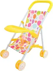 Doll Stroller Toy Role Play Dining Chair Mini Stroller for Boys and Girls Doll Set Accessories