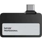 Lexar Professional Go Portable SSD, SL400 PSSD, 2TB, Black, GL