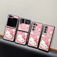 在飛比找蝦皮購物優惠-SAMSUNG 粉色 Hello Kitty 貓頭 3D 壓