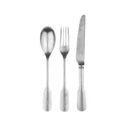 Charingworth Fiddle Vintage Dessert Fork, Knife, Spoon x 36