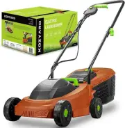 KOZYARD 1300W Electric Lawn Mower, 2-in-1 Grass Box Or Mulch Electric Weeder,...