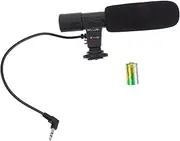 Yardenfun 1Pc High Sensitivity Camera Microphone Compact DSLR Voice Tube for Smartphones and Digital Cameras Easy Mount Design Jack for Quality Recording