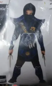 Ninja Battle suit, blue Ninja battle costume boys ninja