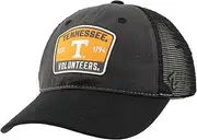 ZHATS Standard NCAA Officially Licensed Hat University Patch Switchback Charcoal Black
