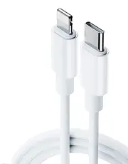 Lightning to USB C Cable 2m/6FT for Apple iPhone 14 13 12 11 Pro Max - White