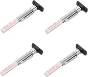 MUCKLILY 4pcs Tire Depth Gauge Automotive Tire Gauge Tire Pressure Gauge Tread Depth Gauge for Car Tire Thread Gauge Tire Tread Depth Gauge Tool Car Tire Tread Depth Gauge Car Tires Plastic