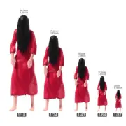 Resin 1/18 1/24 1/43 1/64 1/87 Painted Sadako Red Dress B Figure Miniature Toys