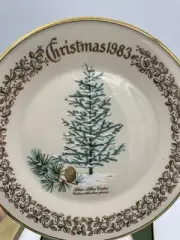 VTG 1983 Lenox "BLUE SPRUCE" Christmas Tree Collectors Plate: Limited Vintage