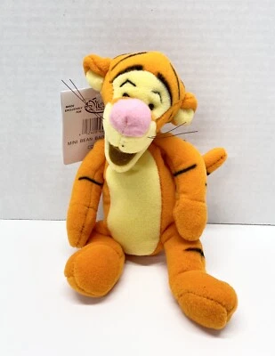 Disney Store Tigger 9" Bean Bag Plush Winnie Pooh Beanie Stuffed Animal New