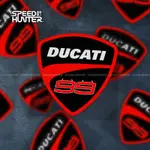 DUCATI MOTOGP隊徽貼LORENZO機車改裝貼紙頭盔防水反光貼