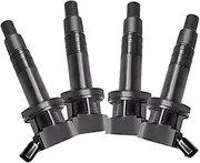 4Pcs Car Coils 90919-02239 90919-02262 Ignition Coil, for Toyota, for Celica, for Corolla, Matrix 1.8 90080-19015 UF-247 90919 02239 Spark Plug Ignition Coil