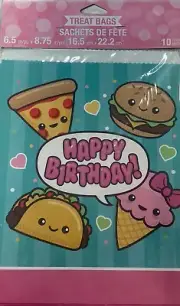 Junk Food Party Treat Bags - Fast Food Party Favor Bags