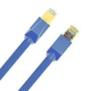 Cruxtec Cat8 Ethernet Cable - 5m - Blue 40Gb / SFTP Triple Shielding [RS8-050-BL]