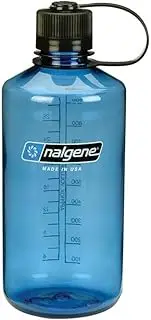 NALGENE Tritan 1-Quart Narrow Mouth BPA-Free Water Bottle,Slate Blue,32-Ounce