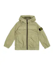 Stone Island Junior Compass Patch Hooded Jacket 8Y,12,6Y,6,14Y,12Y,10Y earthy color