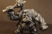 Ogre with Morningstar - Fabelzel - Evil Monstrous Creature for RPG / Wargaming